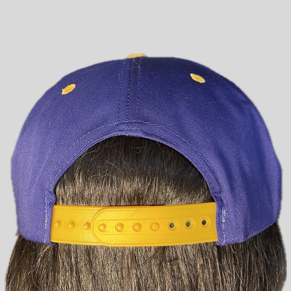 Vintage NWOT Logo Athletic 90's Los Angeles LA Lakers NBA Snapback Cap - Picture 3 of 7